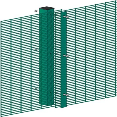 Sistema ta 'fencing ta' sigurtà galvanizzata 358